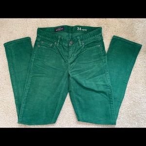 J.Crew Matchstick Green Corduroy Pants (24)
